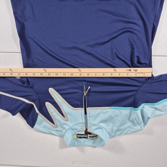 Jamie Sadock Blue Long Sleeve Activewear Shirt Top Small - Picture 3 of 5